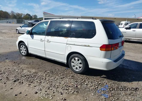 2003 Honda Odyssey Ex-L z USA, uszkodzony, nr VIN 5FNRL180X3B071415